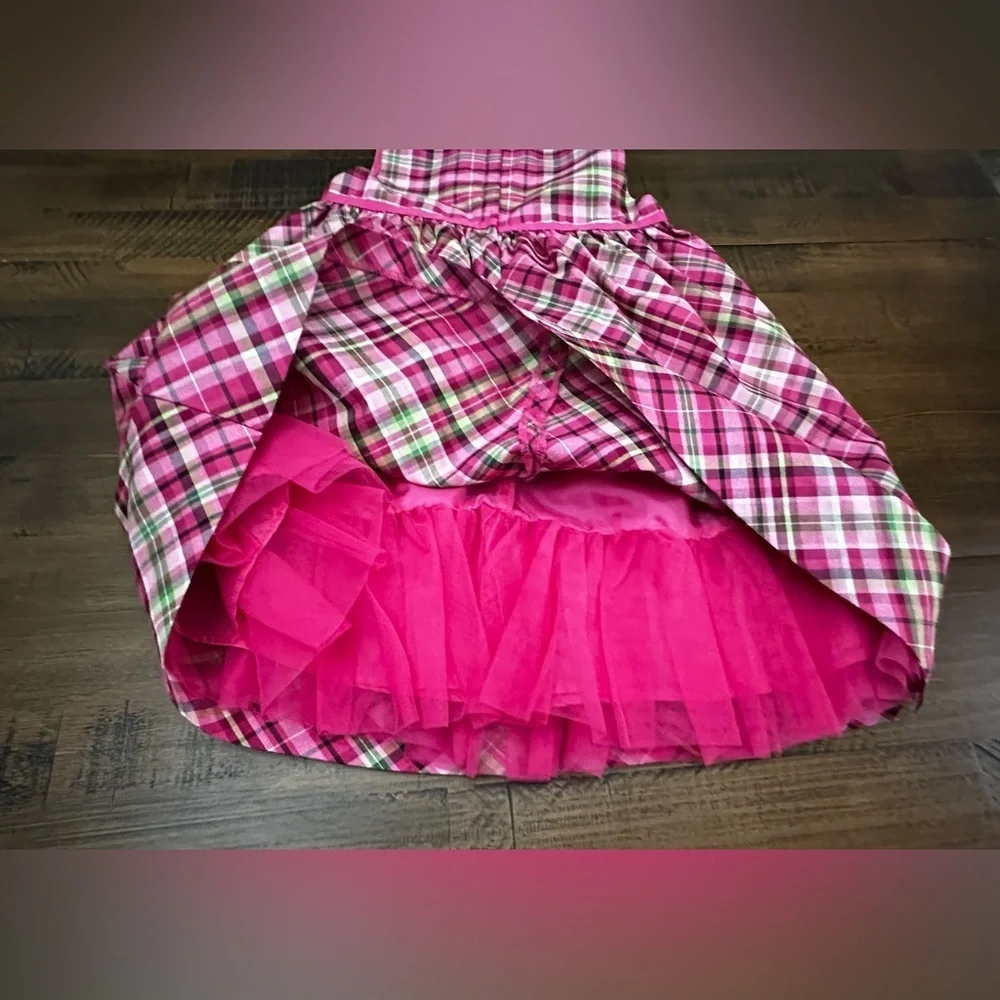 Gymboree Girls Plaid‎ Dress Girls 4T Fancy Gorgeous